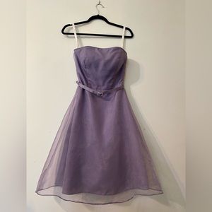 Alfred Angelo Victorian Lilac Organza Dress (6134) Size 2